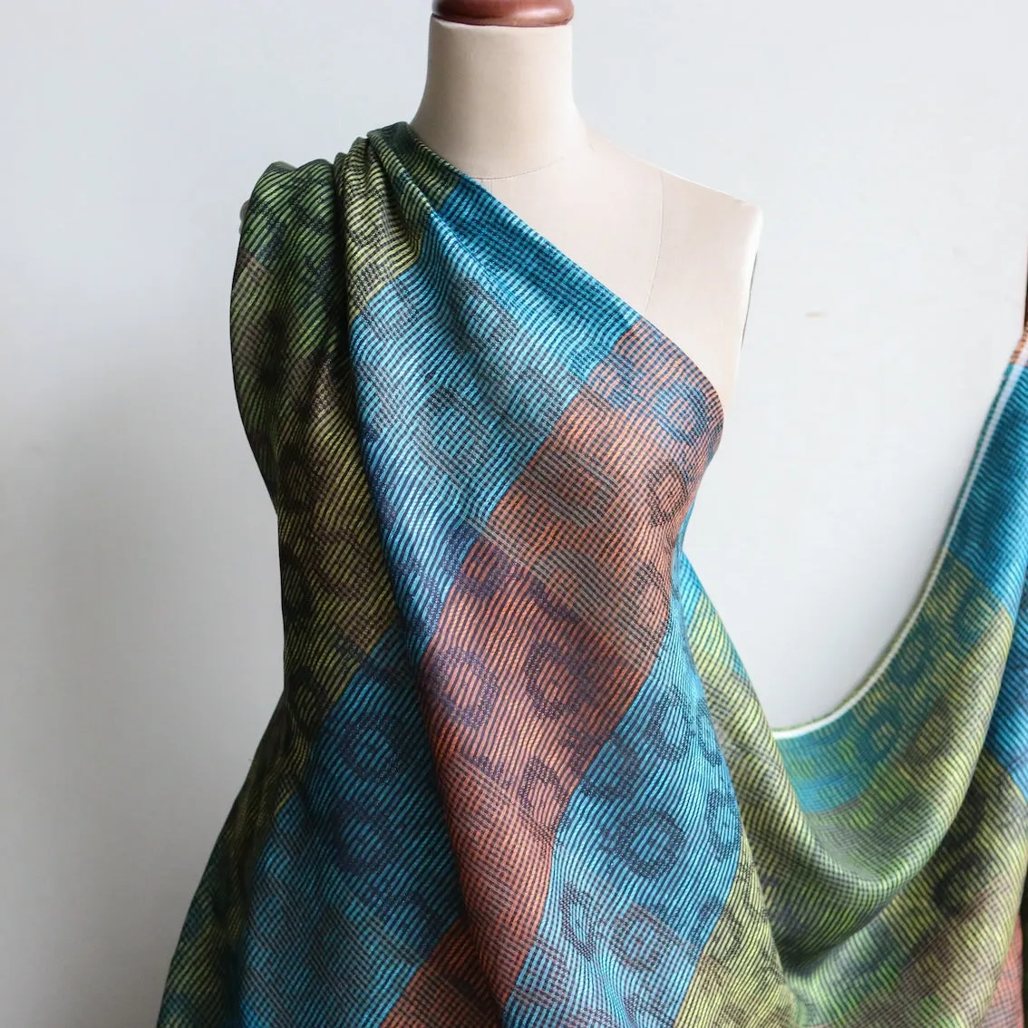 Ottavia's Check Linen Jacquard