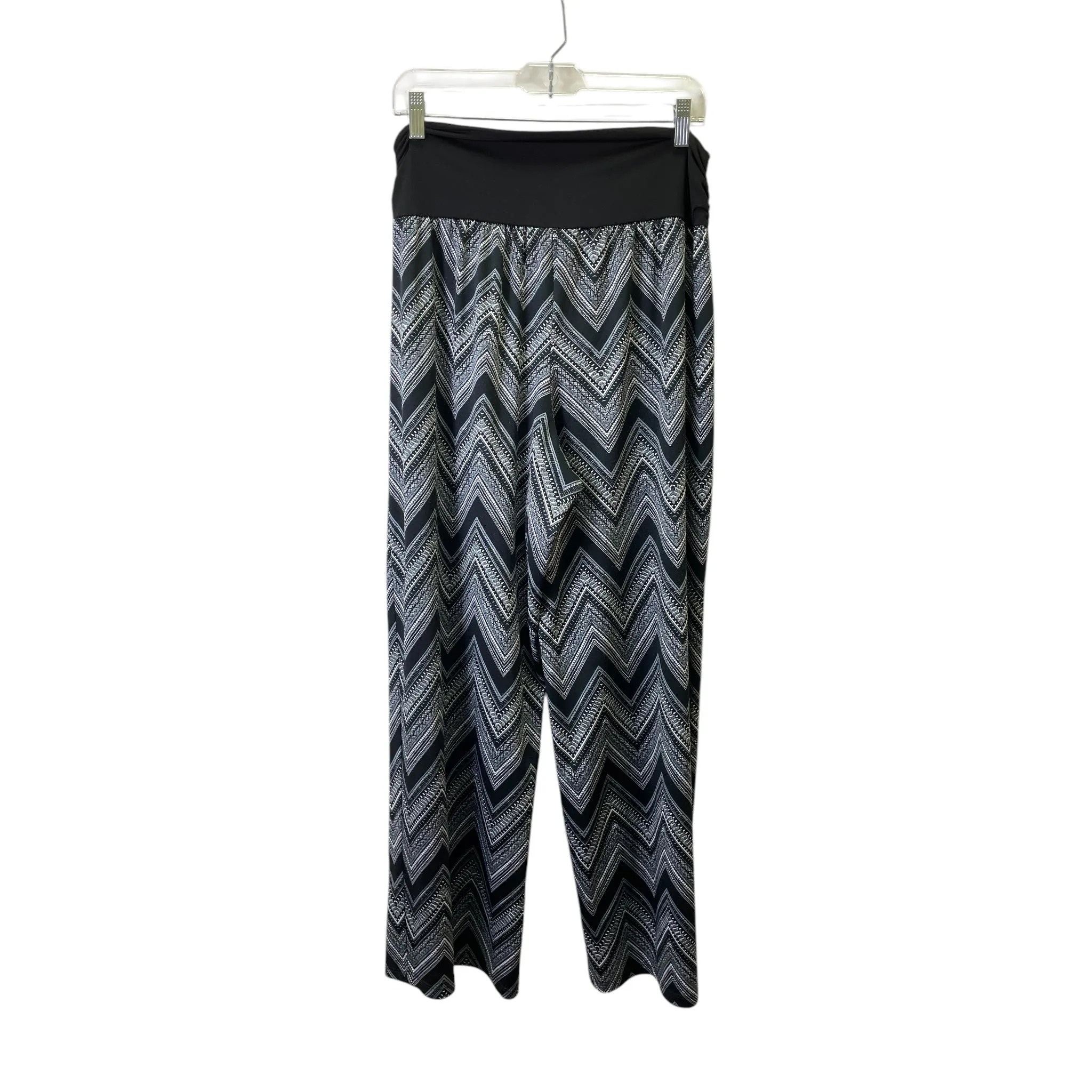 Pants Lounge By Apt 9 In Black & White, Size:1X