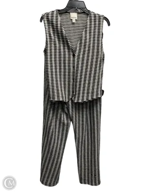 Pants Set 2pc By industry In Black & White, Size: M