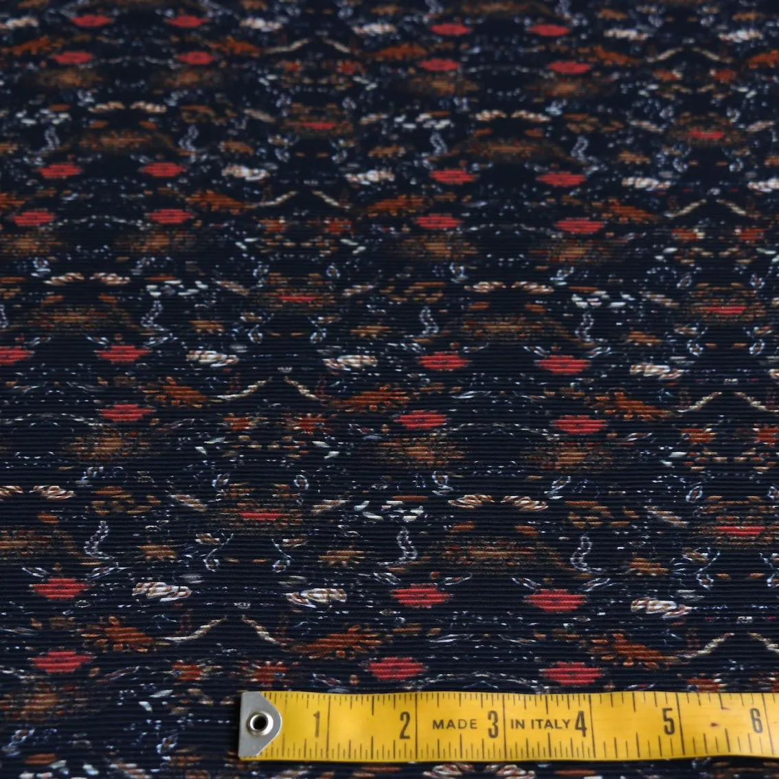 Plisse Midnight Bloom - Floral Georgette