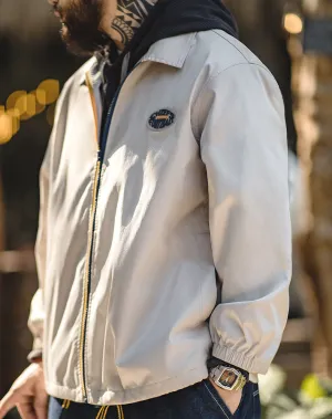 Retro Coach City Boy Contrast Color Street Men's Jacket