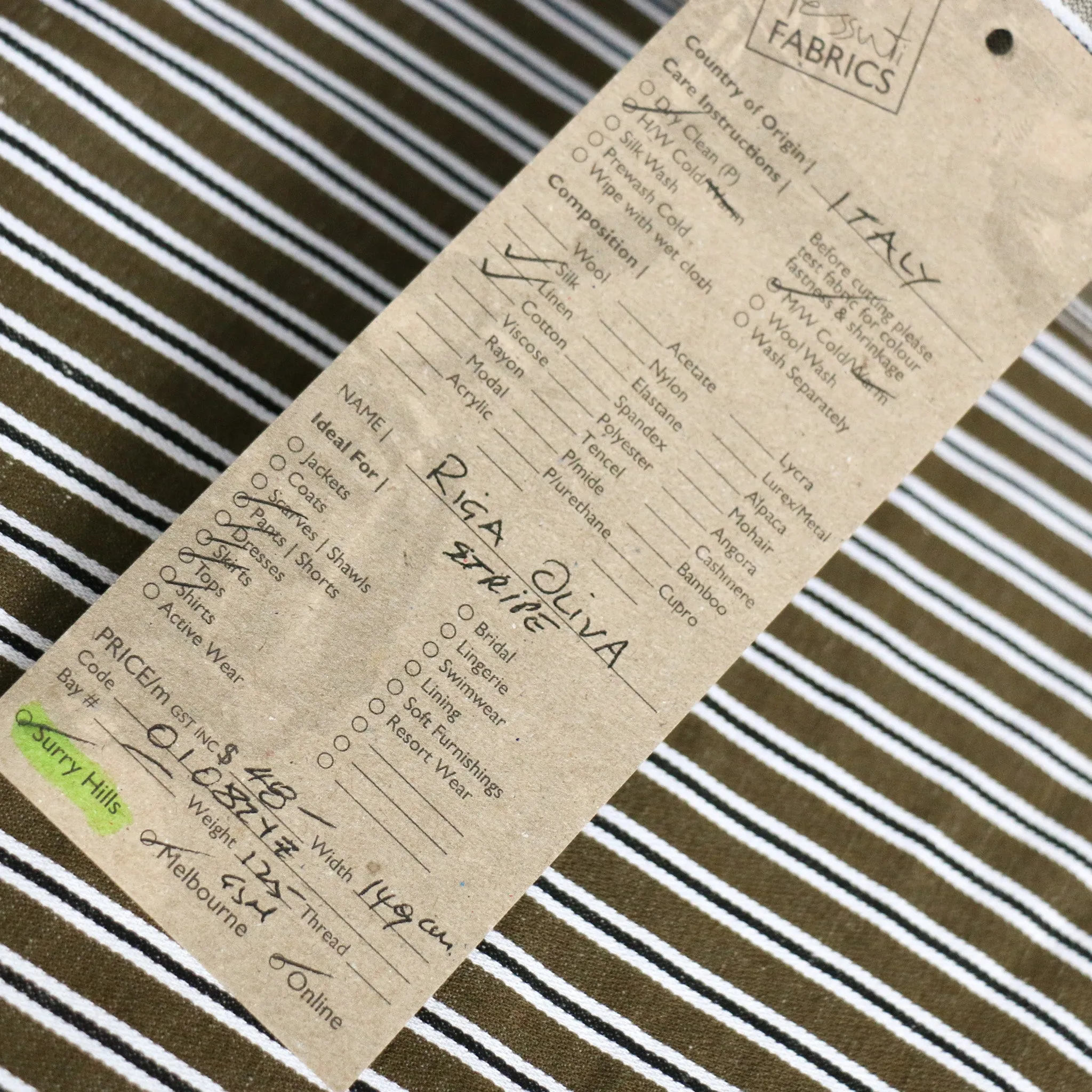 Riga Oliva Stripe