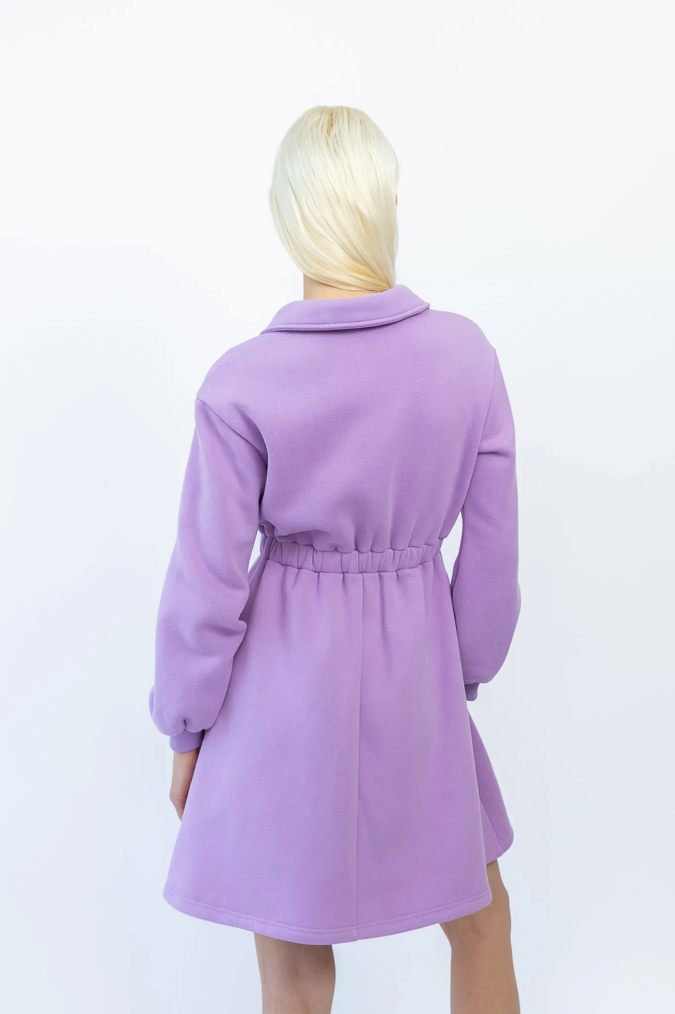 Sleek Polo Collar Tennis Dress
