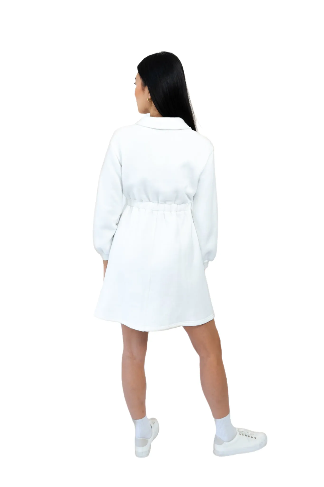 Sleek Polo Collar Tennis Dress