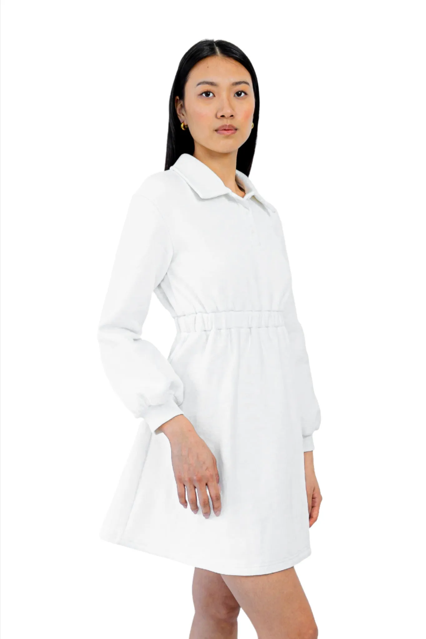 Sleek Polo Collar Tennis Dress