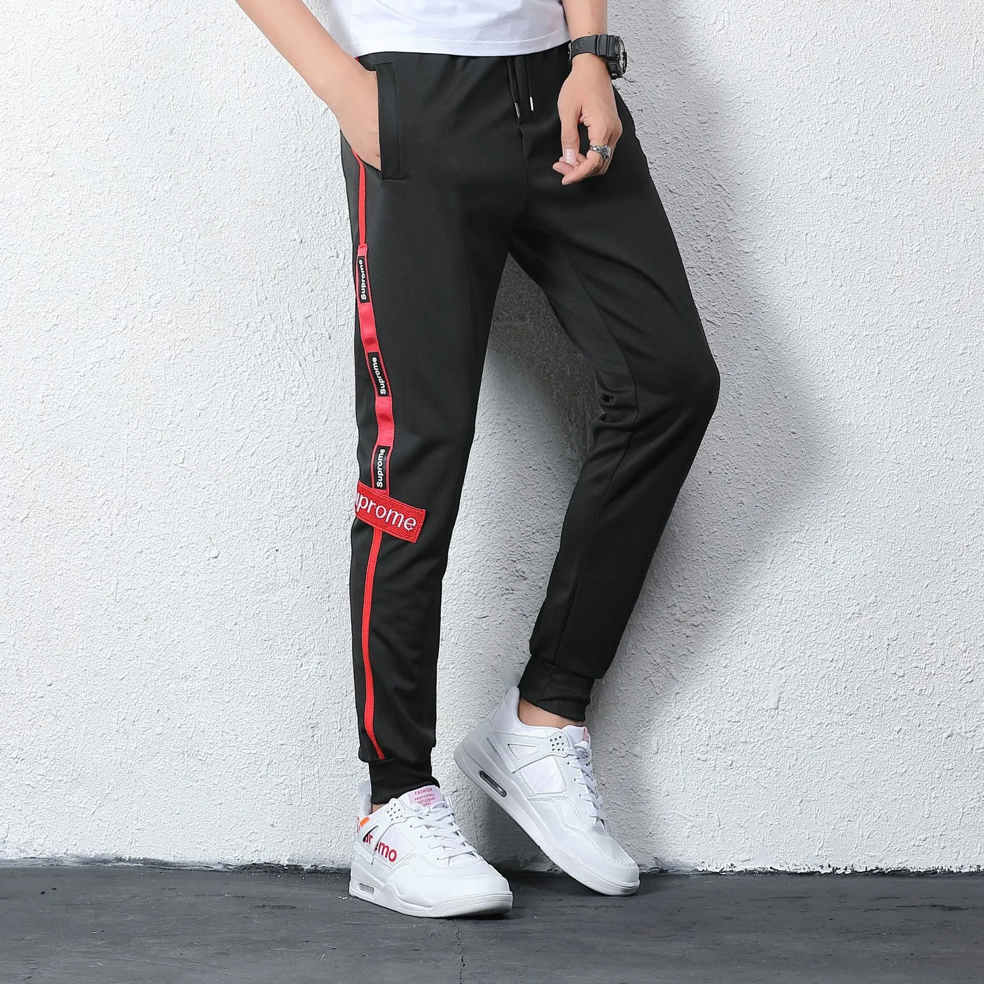 Sport Pants Slim Fit Look Pants