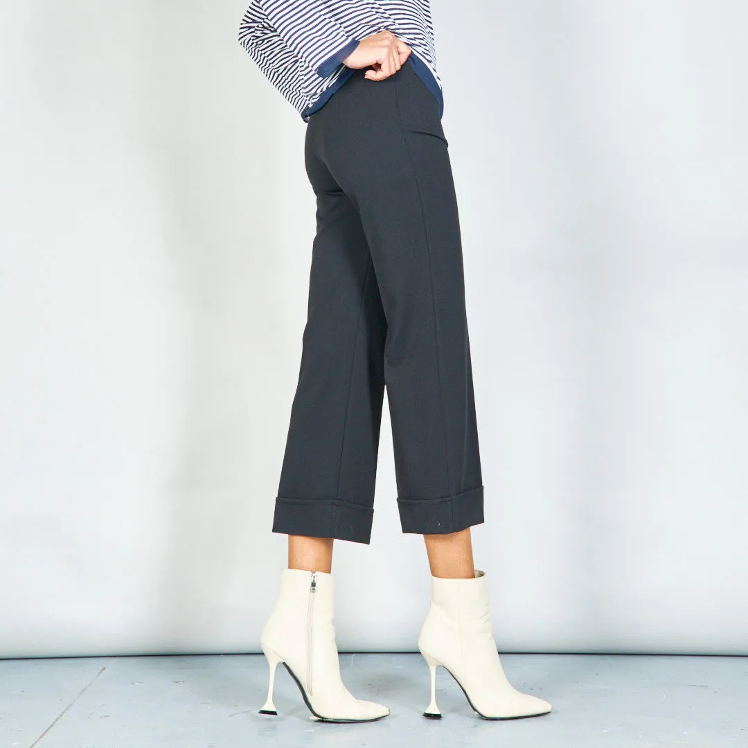Straight-leg tailored pants wholesale