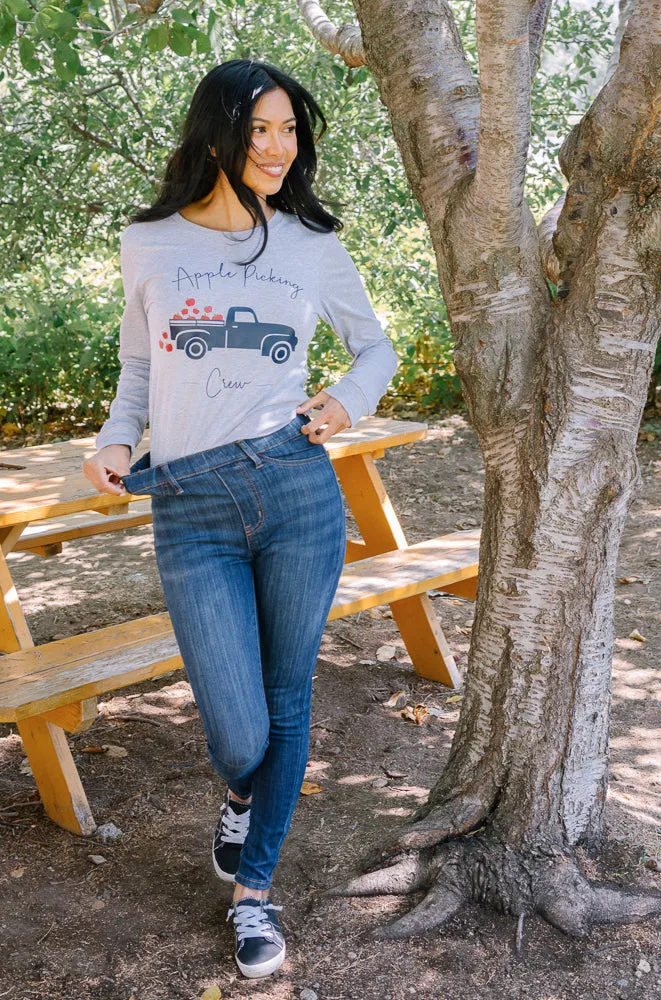 Sue Patch Pocket Pull-On Classic Skinny Jeans