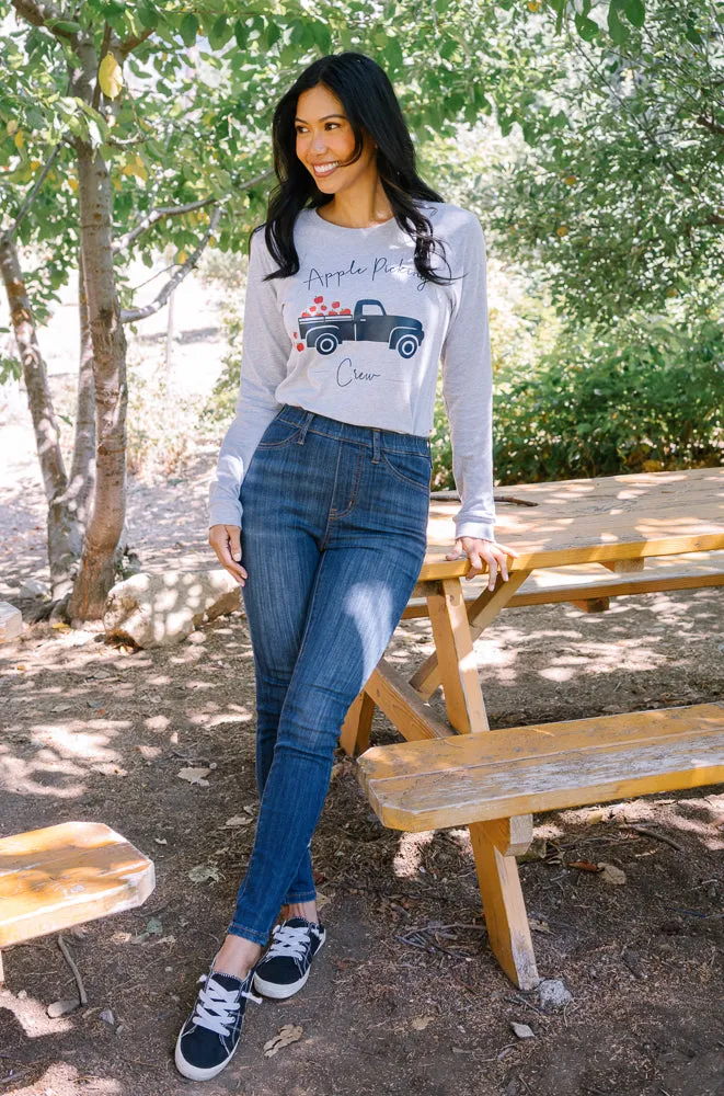 Sue Patch Pocket Pull-On Classic Skinny Jeans