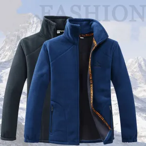 Sweatshirt Double Layer Warm Tops Upsize Outerwear