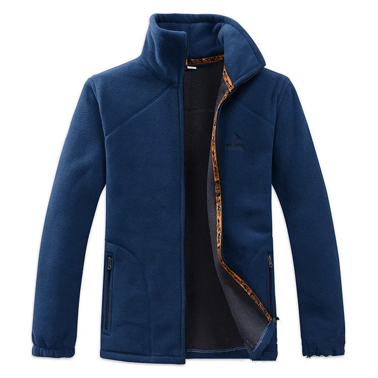Sweatshirt Double Layer Warm Tops Upsize Outerwear