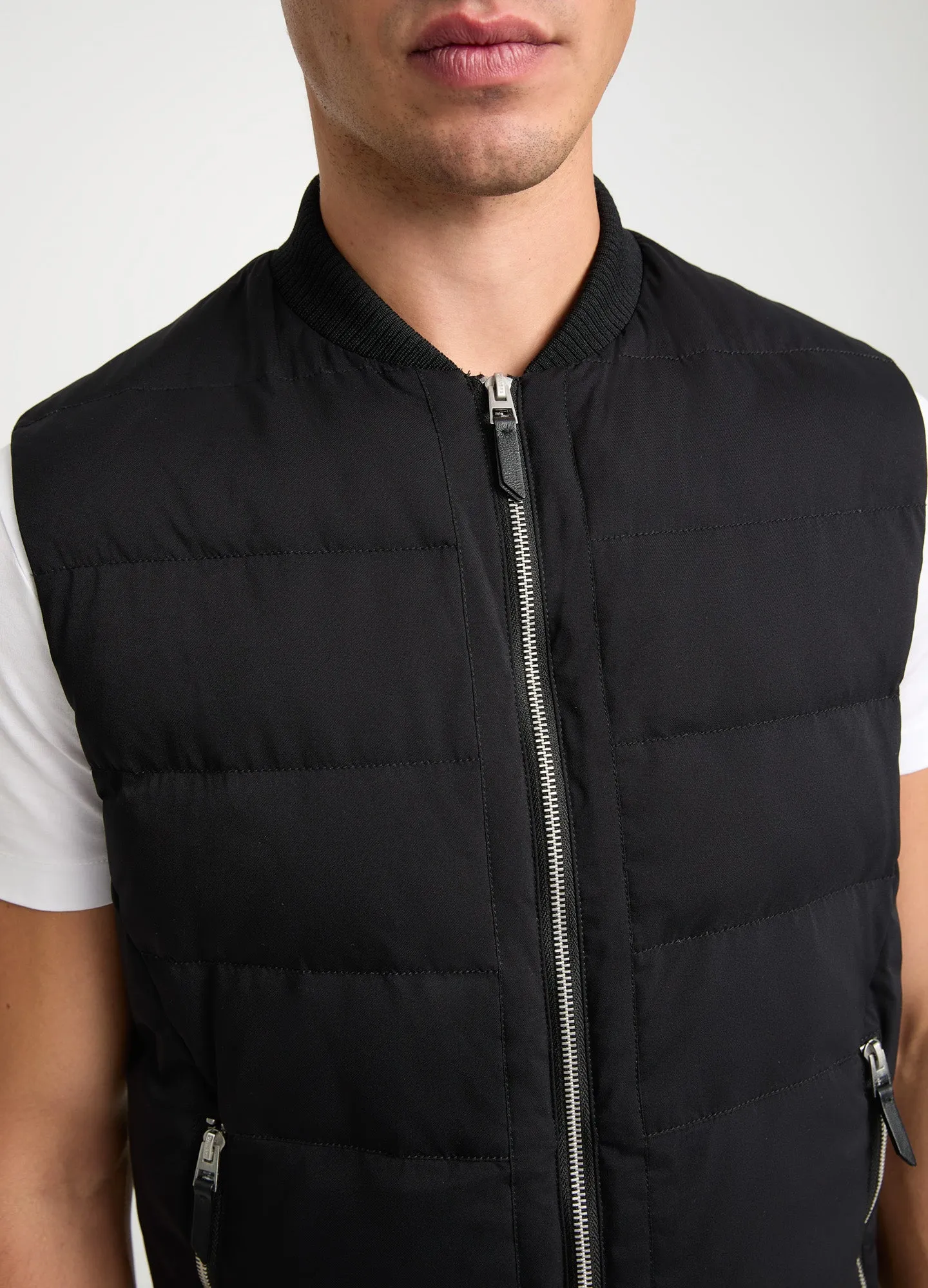 Tech Down Gilet Black