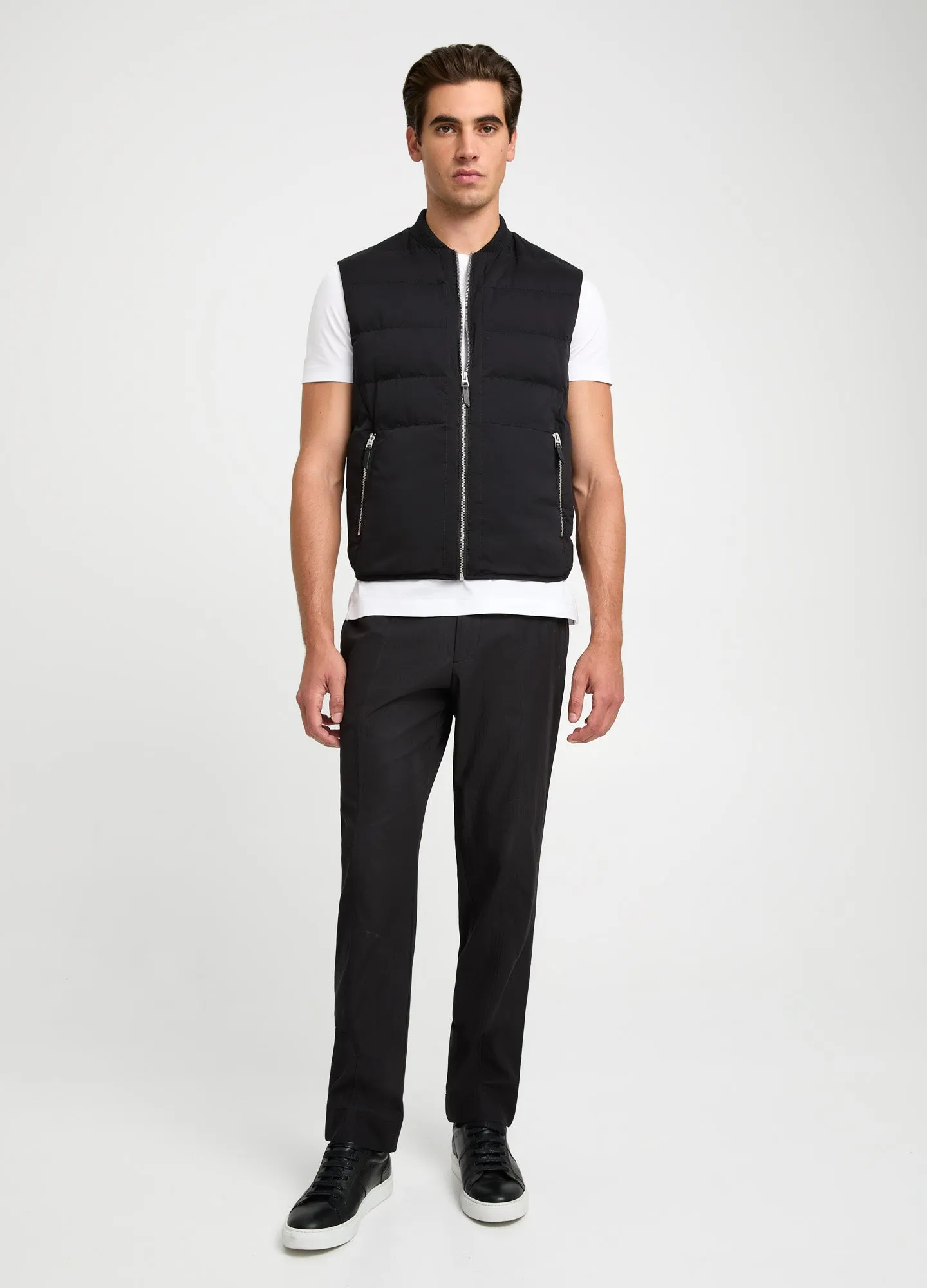 Tech Down Gilet Black