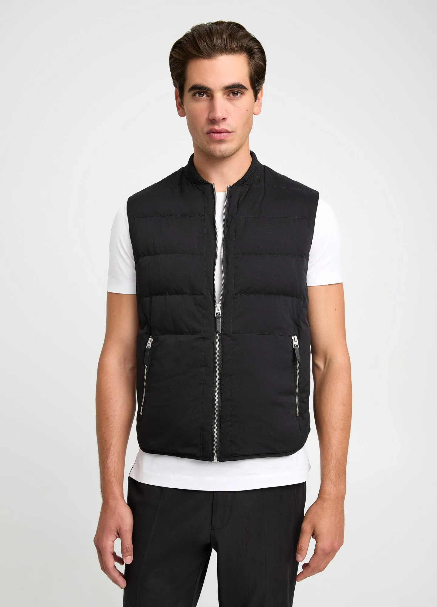 Tech Down Gilet Black