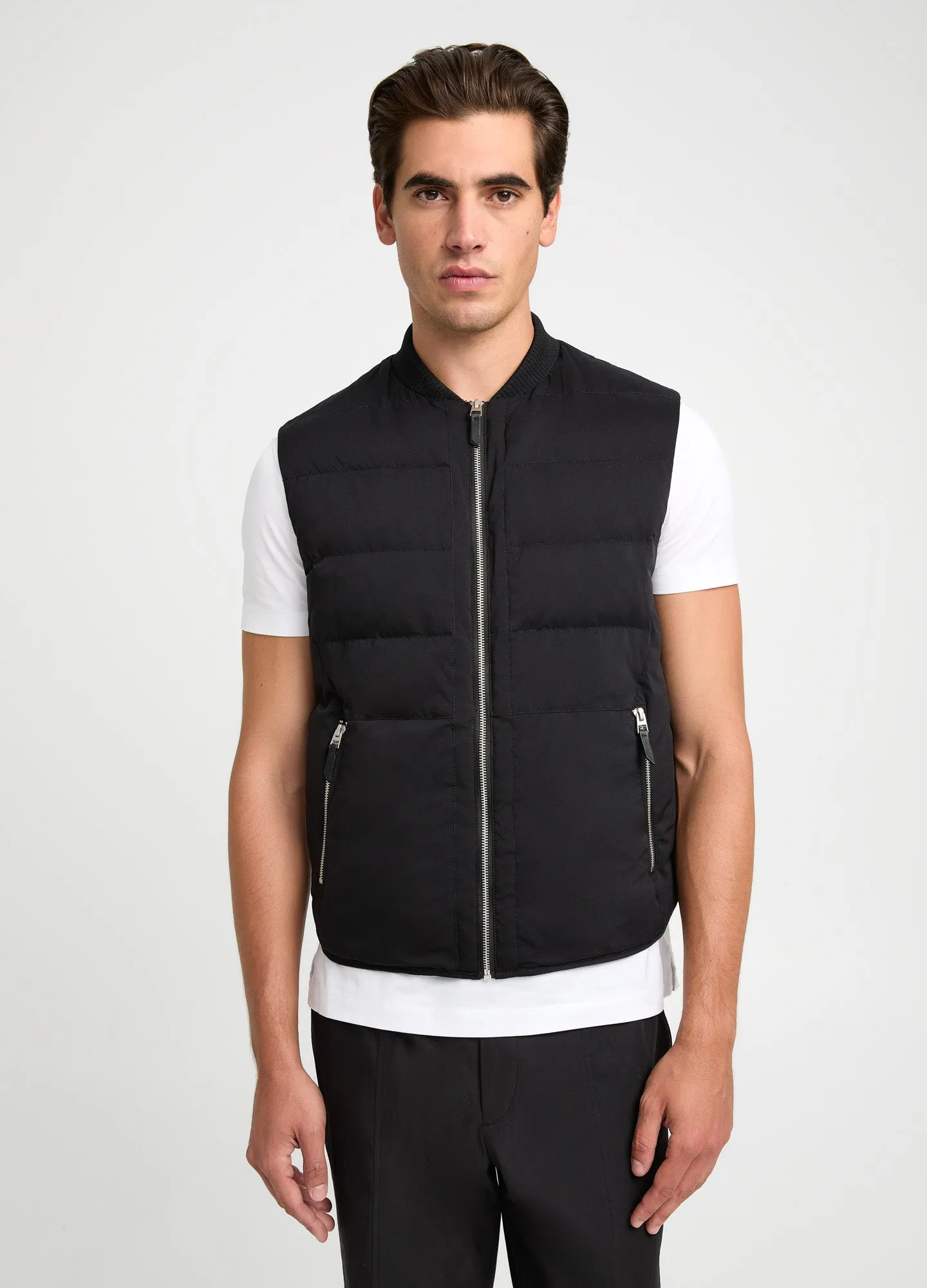 Tech Down Gilet Black
