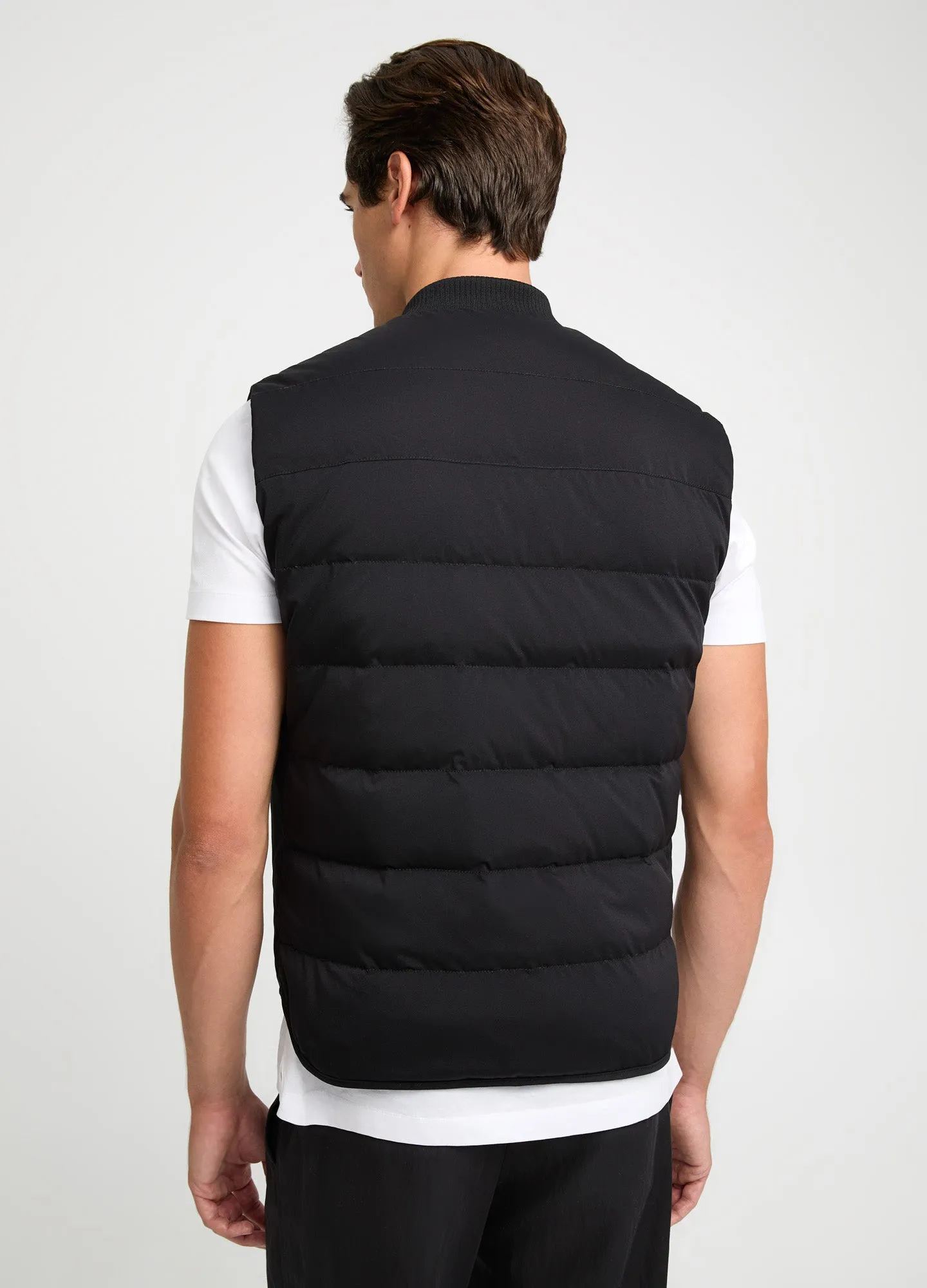 Tech Down Gilet Black