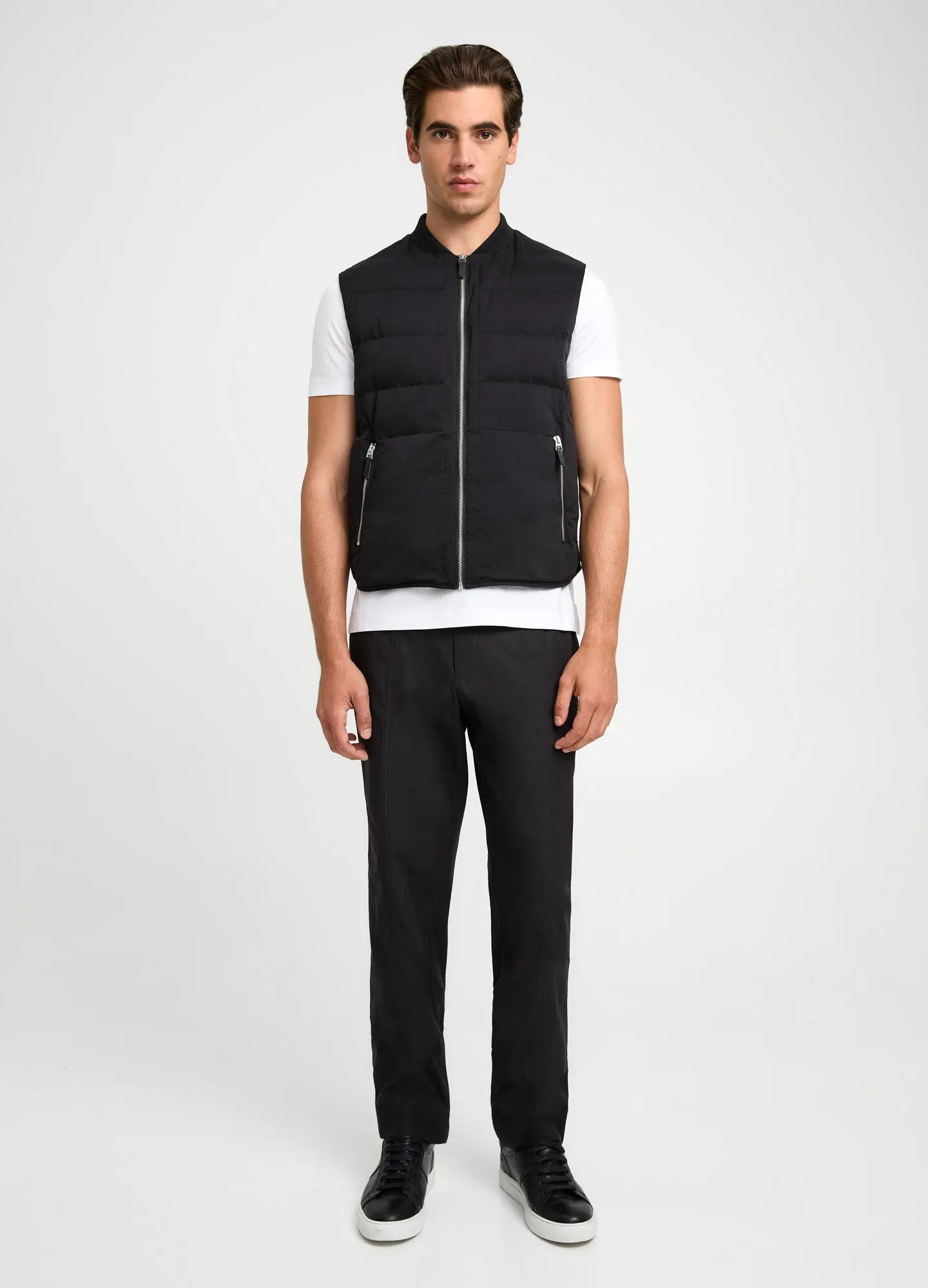 Tech Down Gilet Black