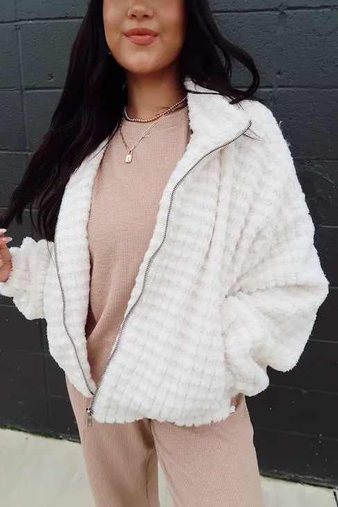 Textured Sherpa Jacket