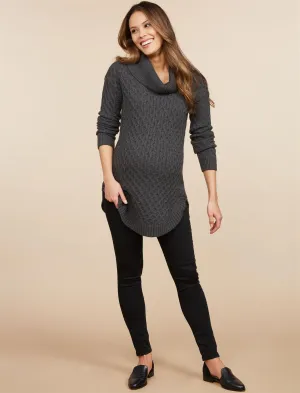 The Bella Secret Fit Belly 5-Pocket Skinny Leg Maternity Pants in Black