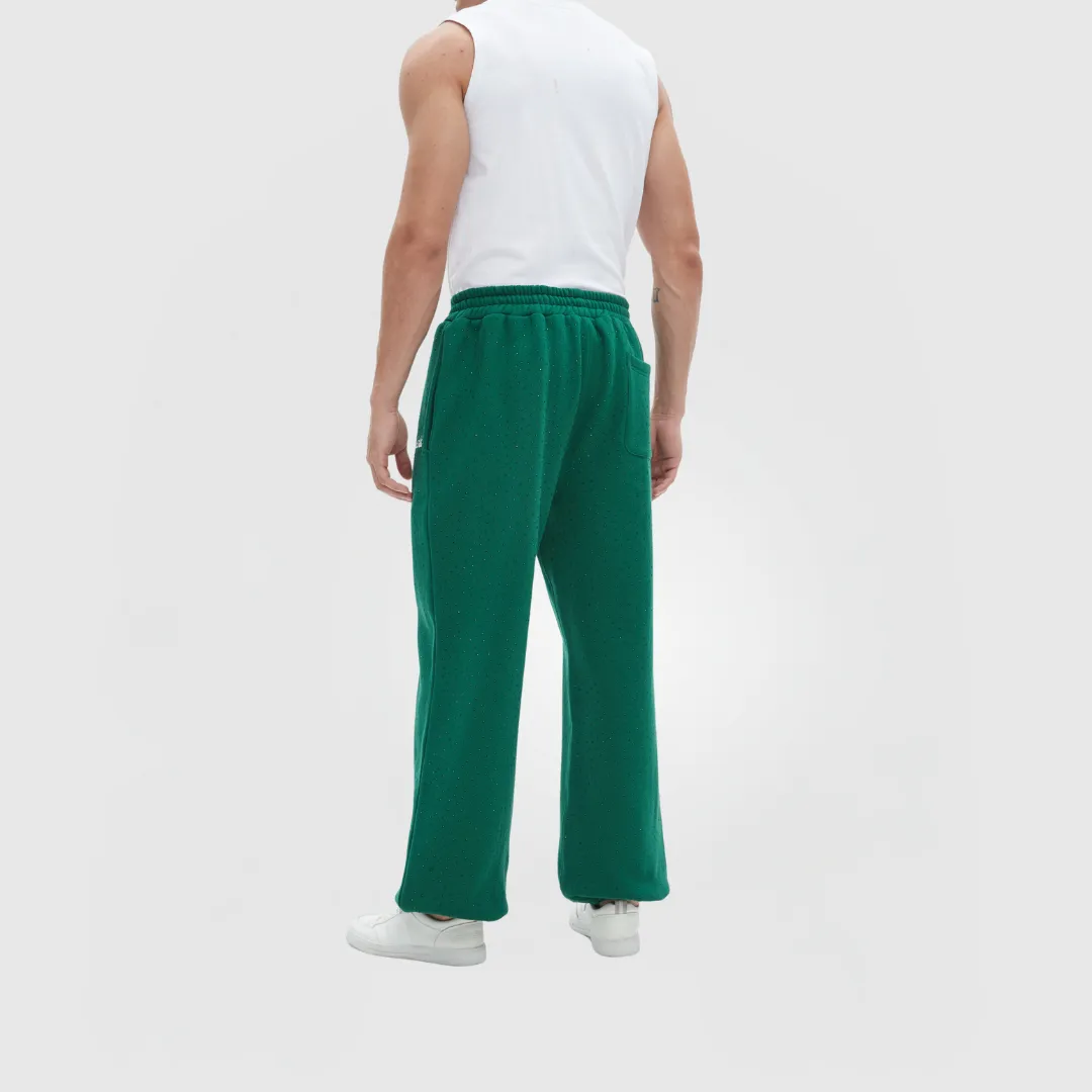 TIMELESS RHINESTONE PANTS - GREEN
