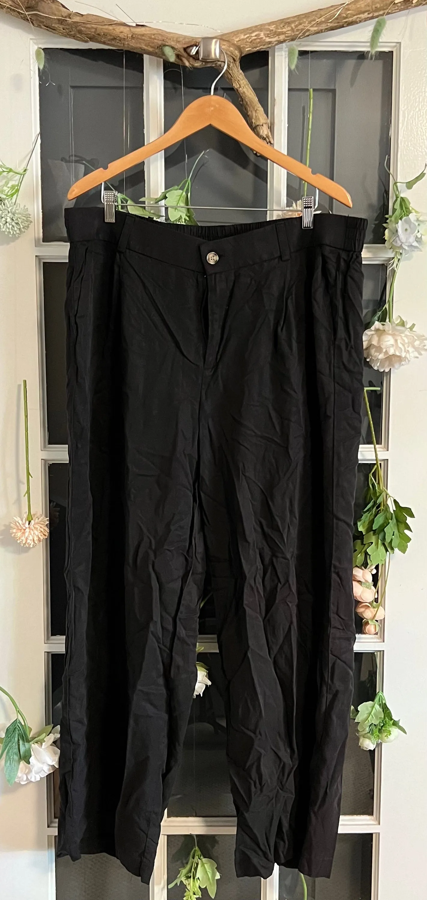 Torrid Black Linen Pants 20T