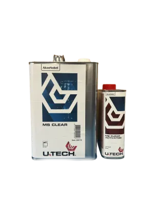 U-TECH MS Clear Coat 0.75 US Gallon w/Quart Hardener 3:1