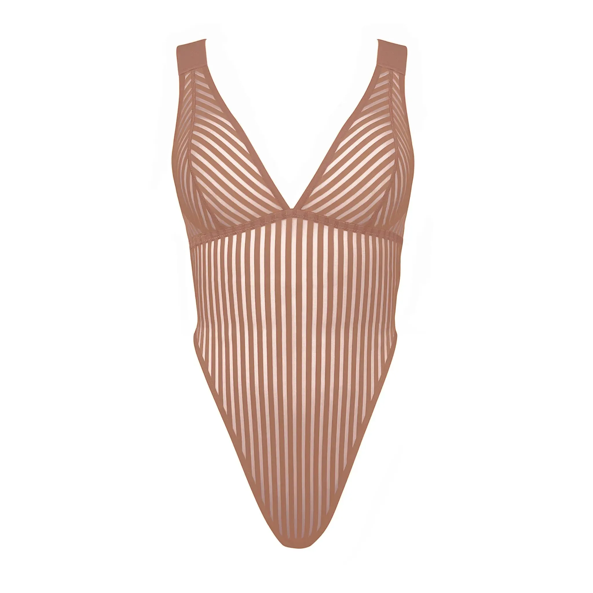 Vertigo X Back Bodysuit Mushroom