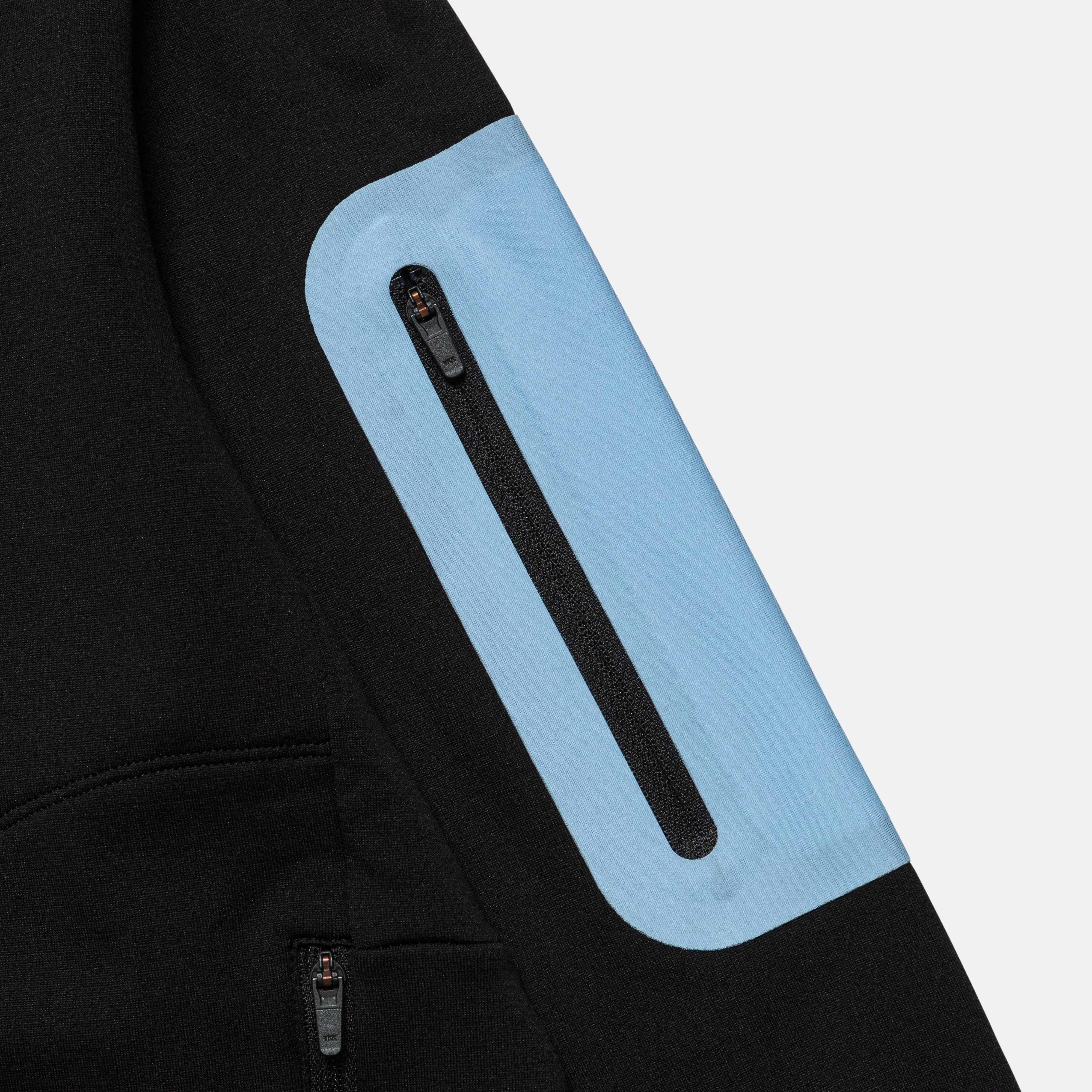 Womens Full-Zip Merino Grid Fleece - Black